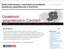Tablet Screenshot of firmy-czechy.pl